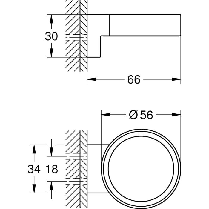 Grohe-Selection-Halter-41027DA0-warm-sunset,-for-glass-and-Seifenspender