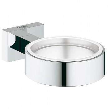 Дежатель для стакана и мыльницы Grohe Essentials Cube хром 40508001