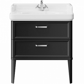 Тумба под раковину Kerama Marazzi Pompei черный PO.80.2\BLK 80 см.
