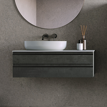Мебель Kolpa-San Alexis OA 80 dark concrete 547190 80 см.