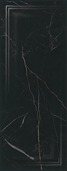 Декор Kerama Marazzi Алькала черный панель 7201 20x50