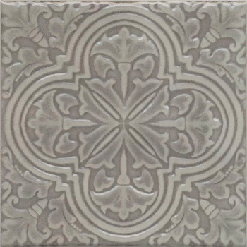 Декор Kerama Marazzi Фес серый KMD3STA006BN 15x15