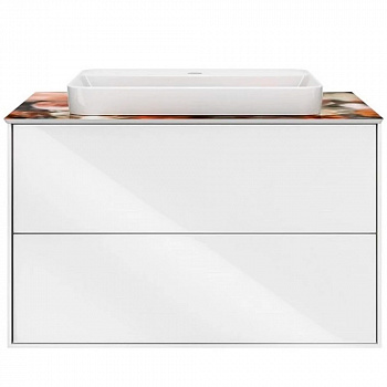 Тумба под раковину Kerama Marazzi Plaza белый PL.M.80.2\WHT 80 см.