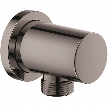 Подключение для душевого шланга Grohe Rainshower темный графит глянец 27057A00