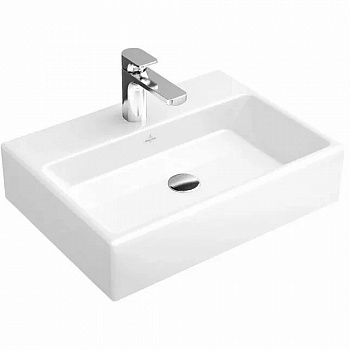 Раковина Villeroy & Boch Memento белый альпийский с декором 513385U7 80 см.
