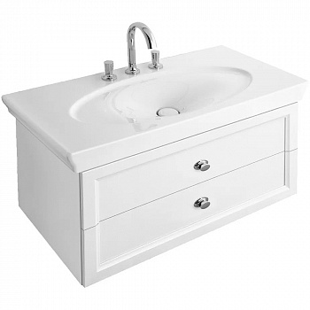 Тумба под раковину Villeroy & Boch La Belle белый глянцевый A58410DJ 90 см.
