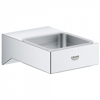 Дежатель для стакана и мыльницы Grohe Selection Cube хром 40865000