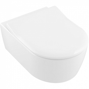 Унитаз подвесной Villeroy & Boch Avento белый альпийский 5656RSR1