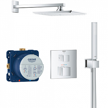 Душевой набор Grohe Grohtherm Cube хром 34741000
