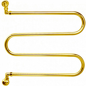 Полотенцесушитель водяной Margaroli Vento 402 gold 60x53