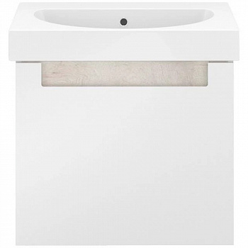 Тумба под раковину Kerama Marazzi Buongiorno plus белый + дуб кантри BGP.60.1+1WHT 60 см.