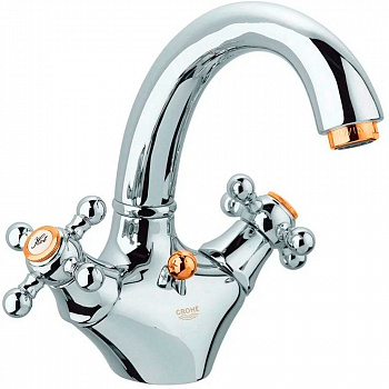 Смеситель для раковины Grohe Simfonia хром-золото 21014IG0