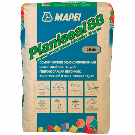 Гидроизоляция цементная Mapei Planiseal 88 25 кг