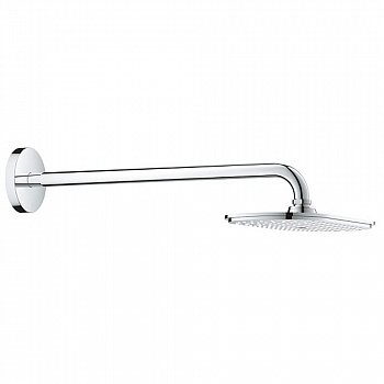 Верхний душ с душевым кронштейном Grohe Rainshower Veris хром 26170000