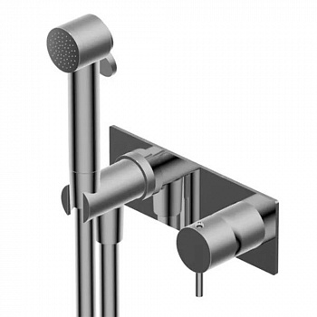 Комплект для гигиенического душа Ritmonio Complementi black chrome 7ANB101CRB