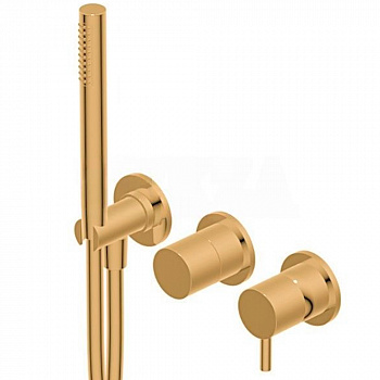 Смеситель на 2 положения Ritmonio Diametro 35S Brushed Gold PR52GG201GOX
