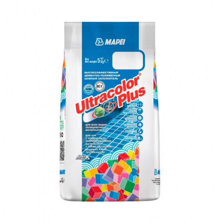 Затирка Mapei Ultracolor Plus №100 белый 5 кг 6010005A