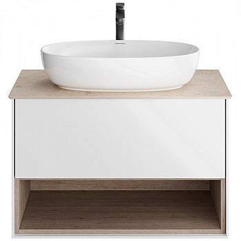 Тумба под раковину Kerama Marazzi Plaza белый PLB.M.80.1\WHT 80 см.
