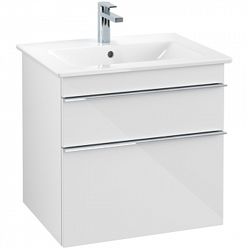 Тумба под раковину Villeroy & Boch Venticello glossy white A92401DH 60 см.