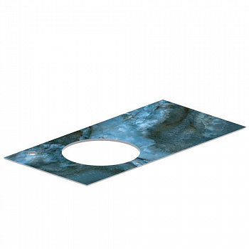 Столешница Kerama Marazzi Cono Onice синий CO2.VT277\97 48.5x97