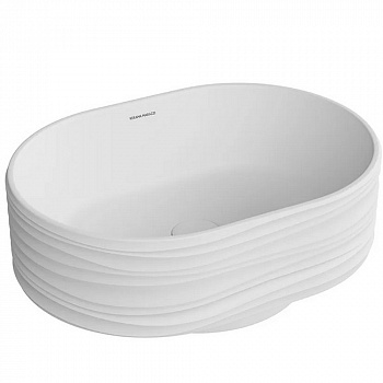 Раковина Kerama Marazzi Artbasin Sabbia белый глянцевый SA.wb.50\WHT 50 см.