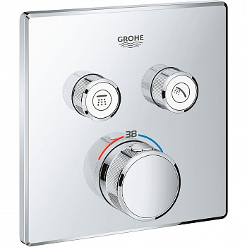 Внешняя часть термостата Grohe Grohtherm SmartControl хром 29124000