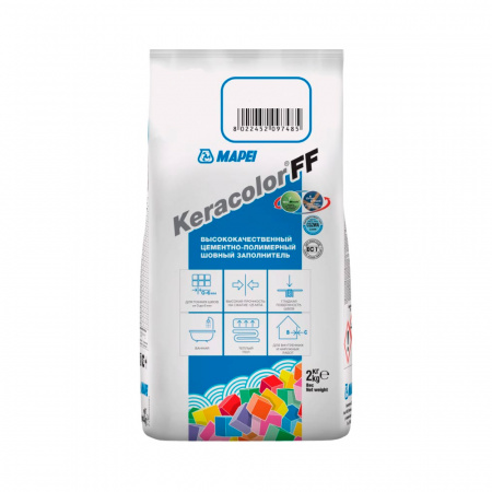 Затирка Mapei Keracolor FF №111 светло-серый 2 кг 5QA011102A