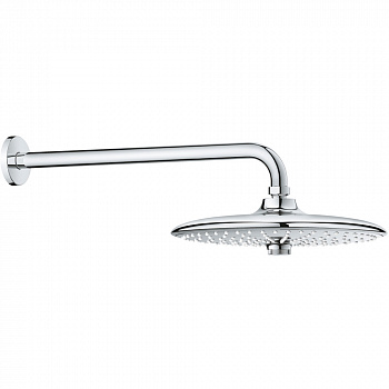 Верхний душ с душевым кронштейном Grohe Euphoria 260 SmartControl хром 26459000