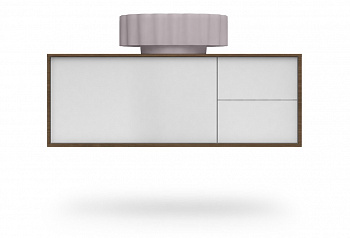 Тумба под раковину Kerama Marazzi Atollo белый матовый AT.110\WHT.M 110 см.