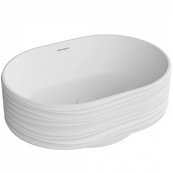 Раковина Kerama Marazzi Artbasin Sabbia белый матовый SA.wb.50\WHT.M 50 см.
