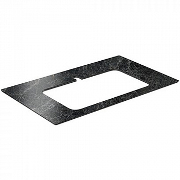 Столешница Kerama Marazzi Plaza Classic темный серый PL2.VT93\80 48x80