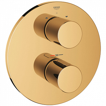 Внешняя часть термостата Grohe Grohtherm 3000 Cosmopolitan холодный рассвет глянец 19468GL0