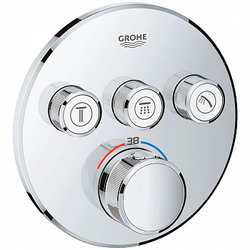 Внешняя часть термостата Grohe Grohtherm SmartControl хром 29121000