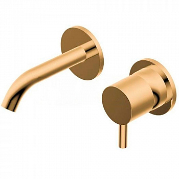 Смеситель для раковины Ritmonio Diametro 35S brushed gold PR52AL201GOX
