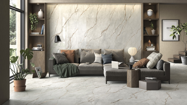 Керамогранит Imola Ceramica The Room Cremo Delicato белый CRE DL6 260 LP 120x260