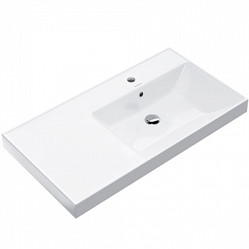 Раковина Kerama Marazzi Cubo белый CU.wb.90rh 90 см.