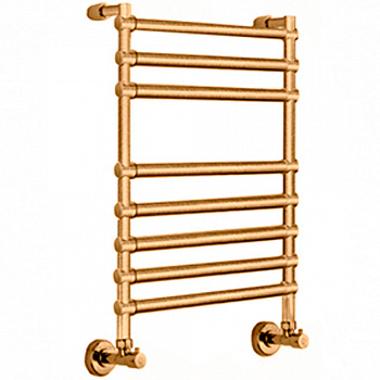 Полотенцесушитель водяной Margaroli Sole 464/8 old brass 53.5x76.2