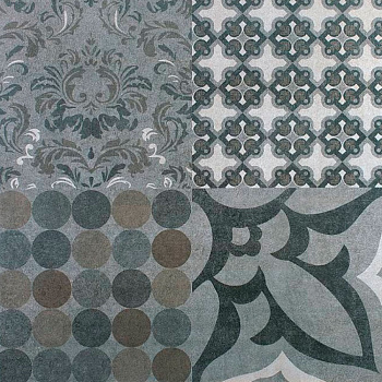 Керамогранит Kerama Marazzi Королевская дорога орнамент серый SG614720R 60x60