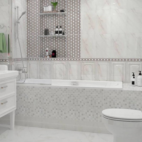 Керамическая плитка Kerama Marazzi Гран Пале белый 6357 25x40