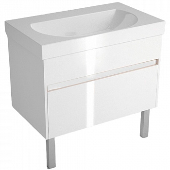 Тумба под раковину Kerama Marazzi Buongiorno белый BGN.80.2\WHT.UK 80 см.