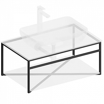 Металлическая структура Kerama Marazzi Plaza Next черный матовый PL.N.80.02\BLK.M 80 см.