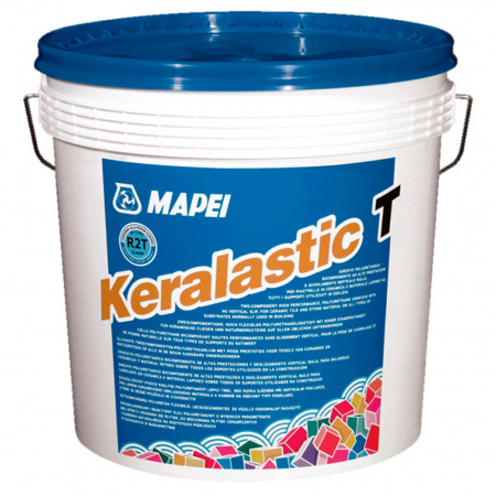 Клей для плитки и камня Mapei Keralastic T белый 5 кг 103505