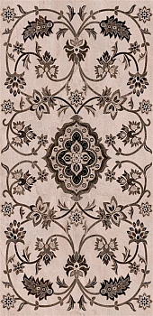 Керамогранит Kerama Marazzi Парнас бежевый декорированный SG810202R 40х80