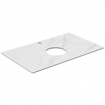 Столешница Kerama Marazzi Монте Тиберио белый PL1.SG507100R\80 48x80