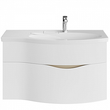Тумба под раковину Kerama Marazzi Riva белый матовый RV.100Rh\WHT.M 100 см.