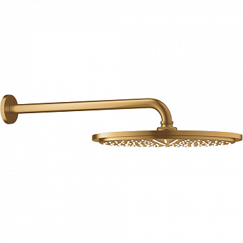 Верхний душ с душевым кронштейном Grohe Rainshower Cosmopolitan холодный рассвет матовый 26066GN0