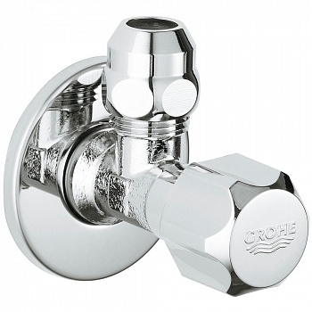 Угловой вентиль 1/2″-3/8″ Grohe хром 2201700