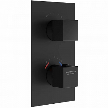 Внешняя часть термостата Kerama Marazzi Futura черный 67648EKM.01.093