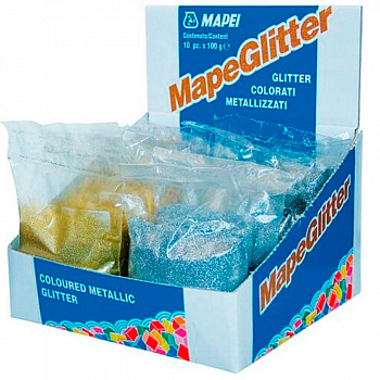 Блестки для затирки Mapei Mapeglitter серебро