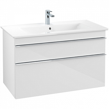 Тумба под раковину Villeroy & Boch Venticello glossy white A92601DH 100 см.